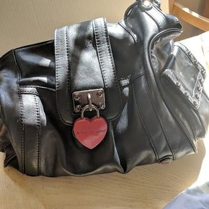 Black Betsey Johnson satchel bag